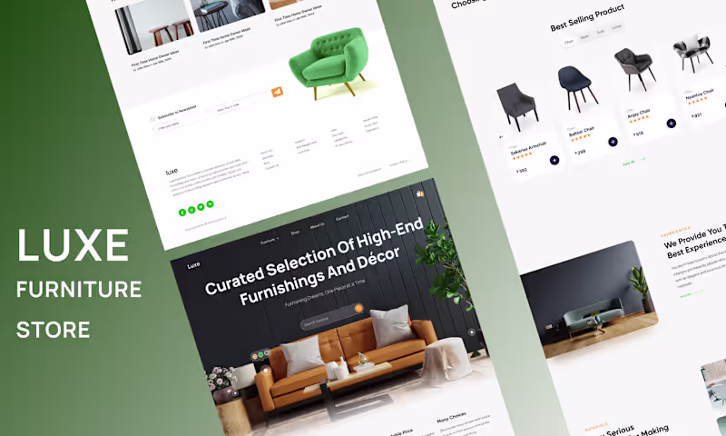 Cover image for Luxe Furniture Store :: Behance