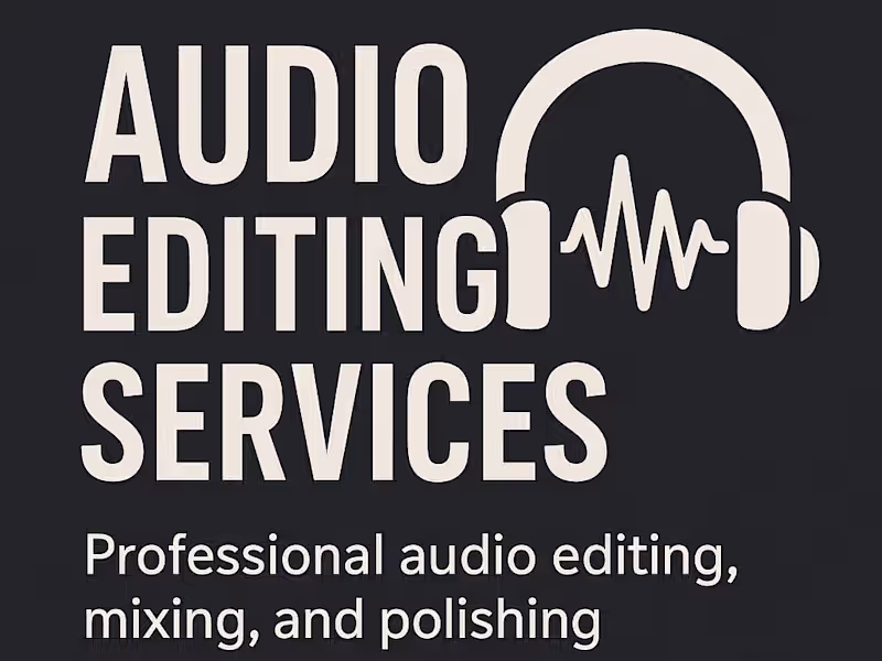 Cover image for Expert Audio Editing & Post-Production
