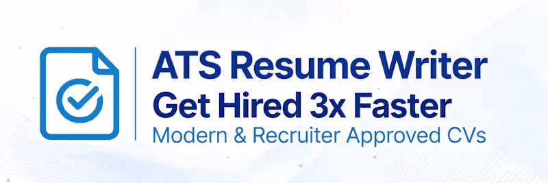 Cover image for ATS Resume + Cover Letter / Modern & ATS Design 