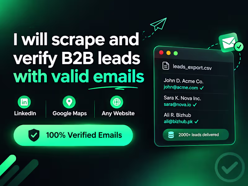 Cover image for find verified leads with valid emails