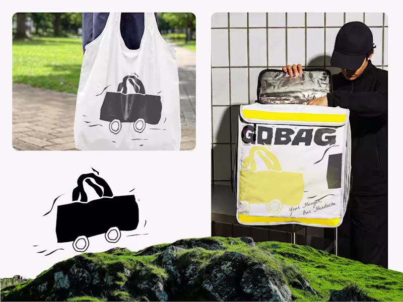 Cover image for GoBag Food Delivery App Branding