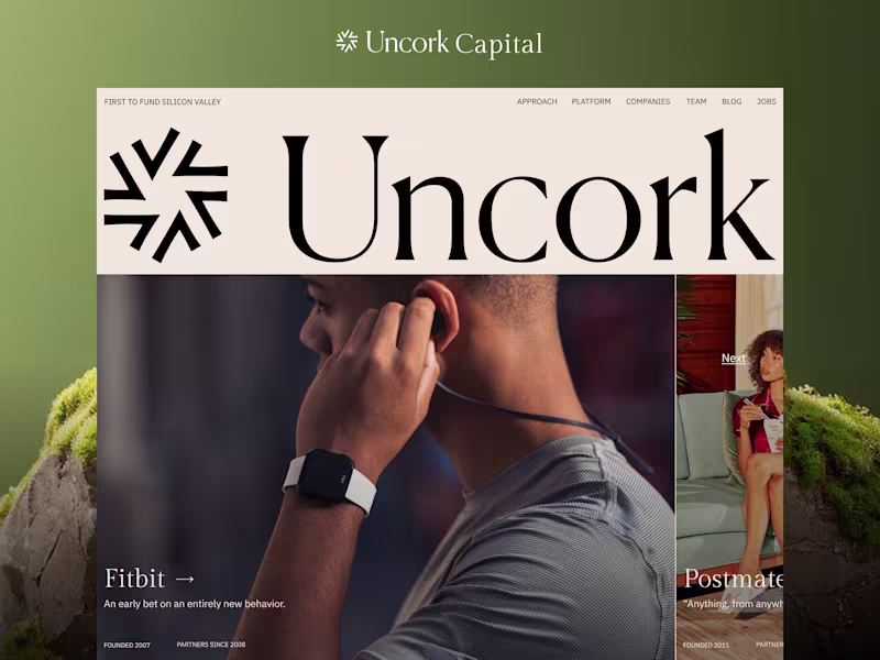 Cover image for Uncork Capital Framer Website Development