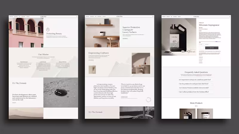 Cover image for Colcima | Shopify, Branding, Website Design, and Web Dev.