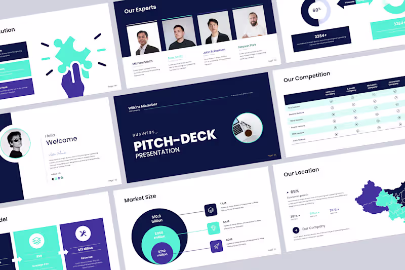 Cover image for Business Pitch Deck & Presentation