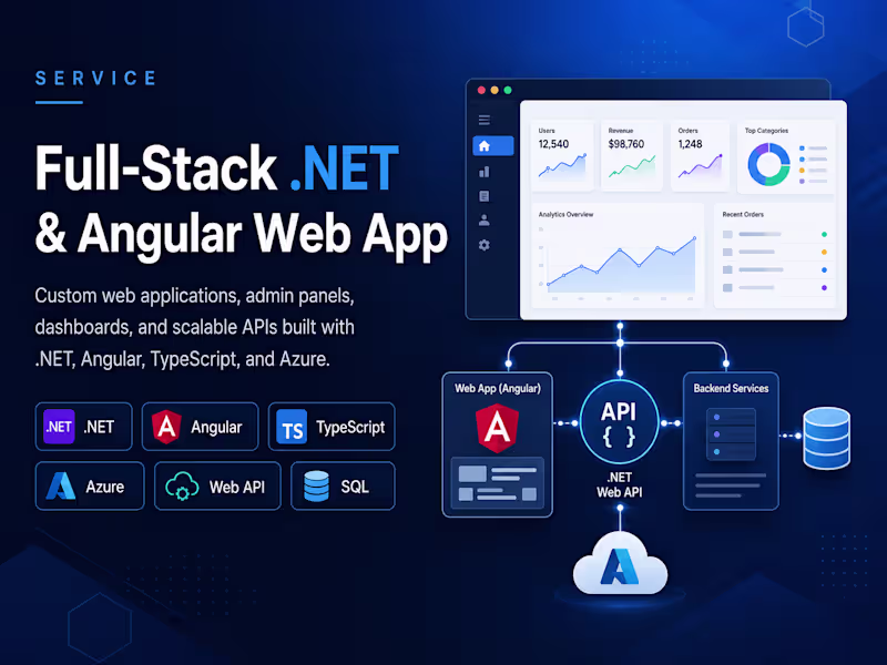 Cover image for Full-Stack .NET & Angular Wep App