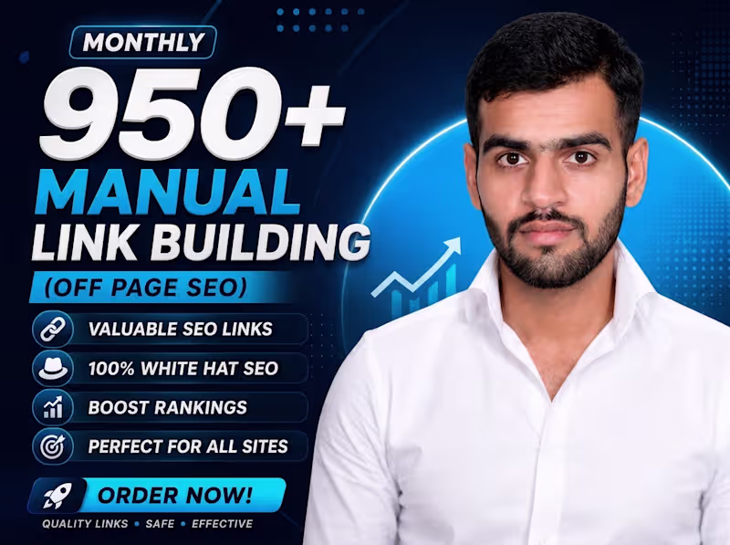 Cover image for I will do monthly off page SEO with high authority backlink