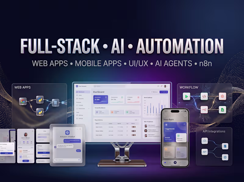 Cover image for Full-Stack Web, Mobile & AI Development