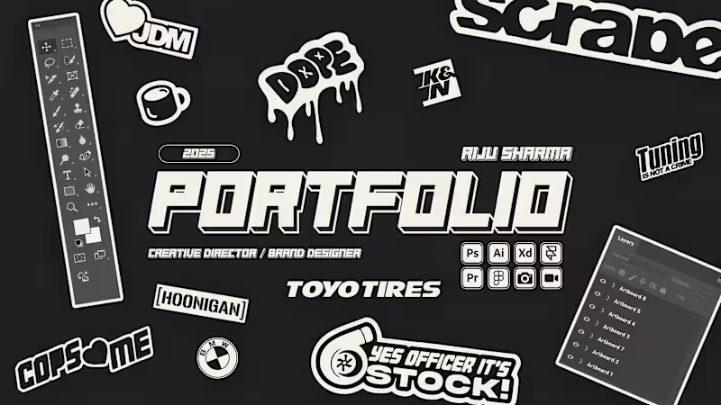 Cover image for Portfolio – Riju Sharma | Creative Director | Brand Designer