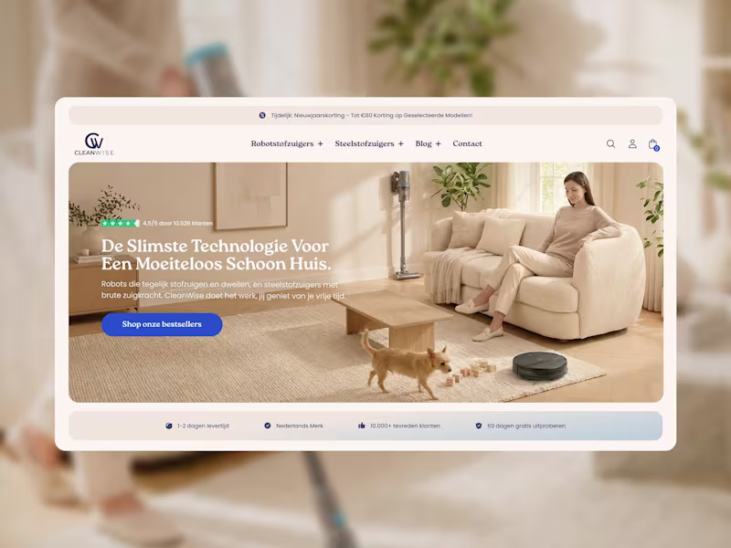 Cover image for CleanWise - Full Store Redesign