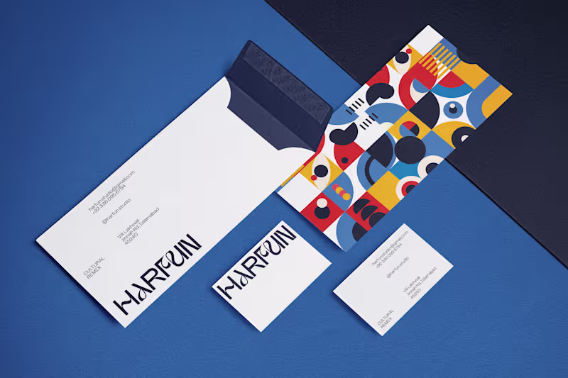 Cover image for HARFUN | Art Studio | Visual Identity design