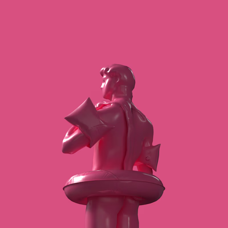 Cover image for INFLATABLE PINK