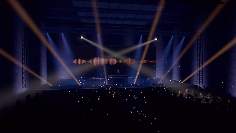 Cover image for Evento: a 3D event website, from the street to the stage