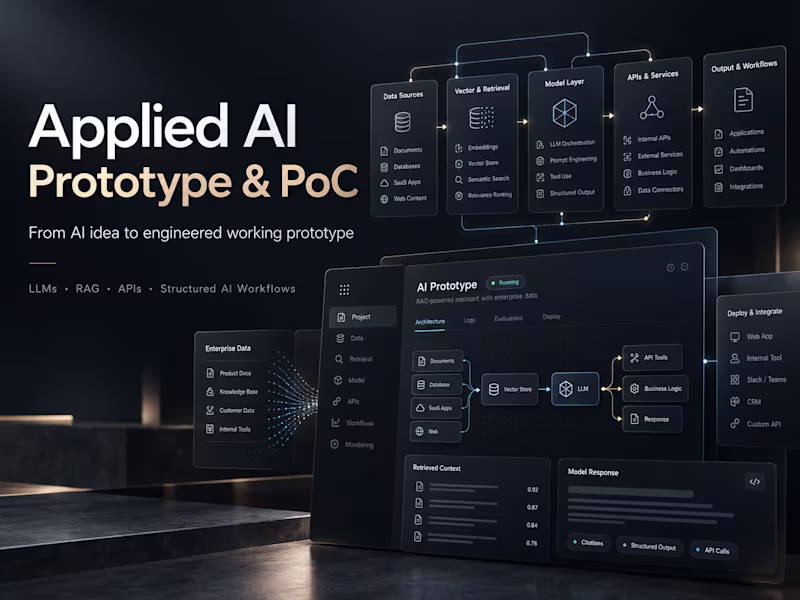 Cover image for Build an End-to-End Applied AI Prototype / PoC