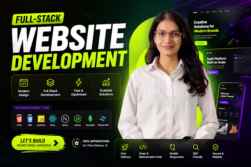 Cover image for Full-Stack Web Application Development