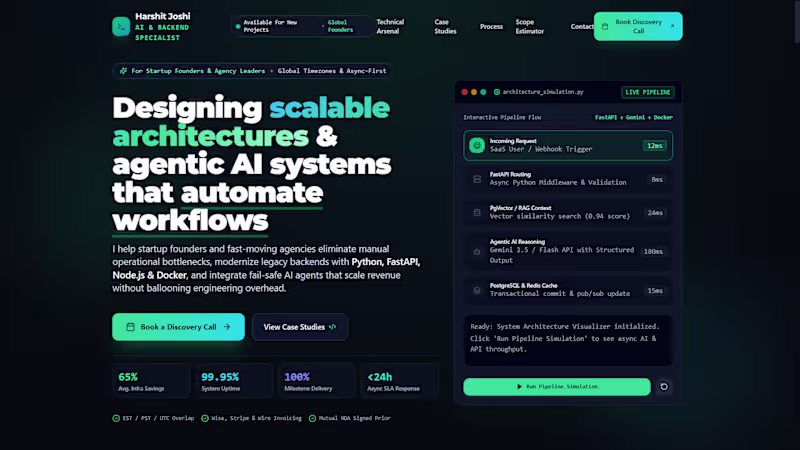 Cover image for Build AI SaaS MVPs with FastAPI, Next.js & AI Agents