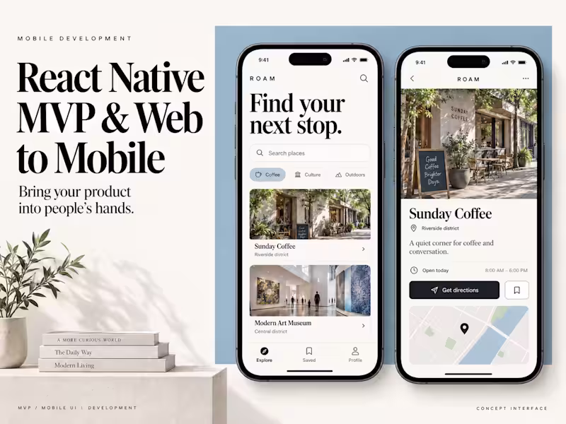 Cover image for React Native MVP App for Startups (iOS + Android)