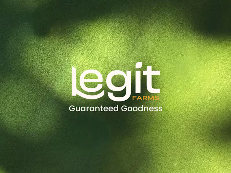 Cover image for Legit Farms Brand Identity & Packaging Design