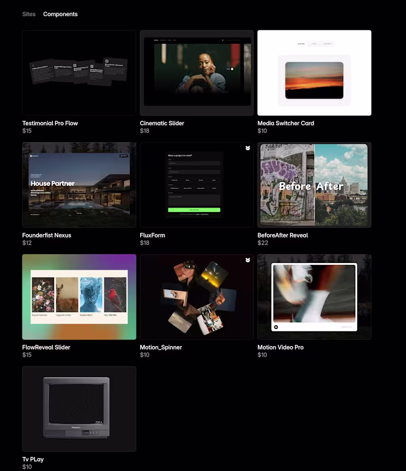 Cover image for Successfully verified 10 Framer components