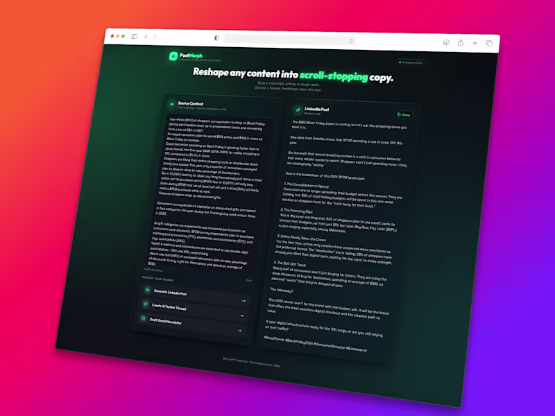 Cover image for Creating scroll-stoping posts from your