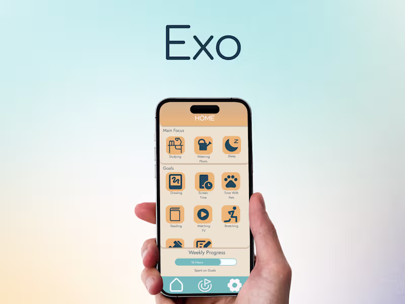 Cover image for Exo: Digital Well-being App Design