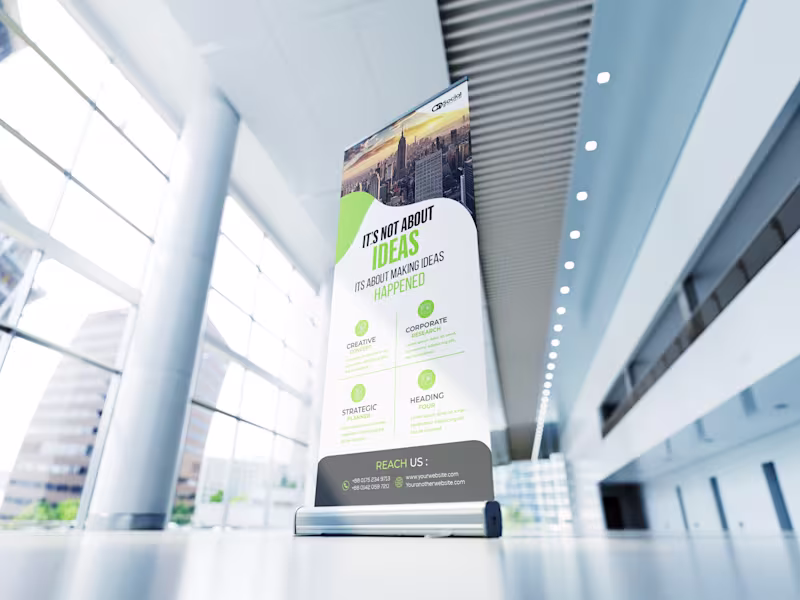 Cover image for Roll-Up Banner Design | Print-Ready