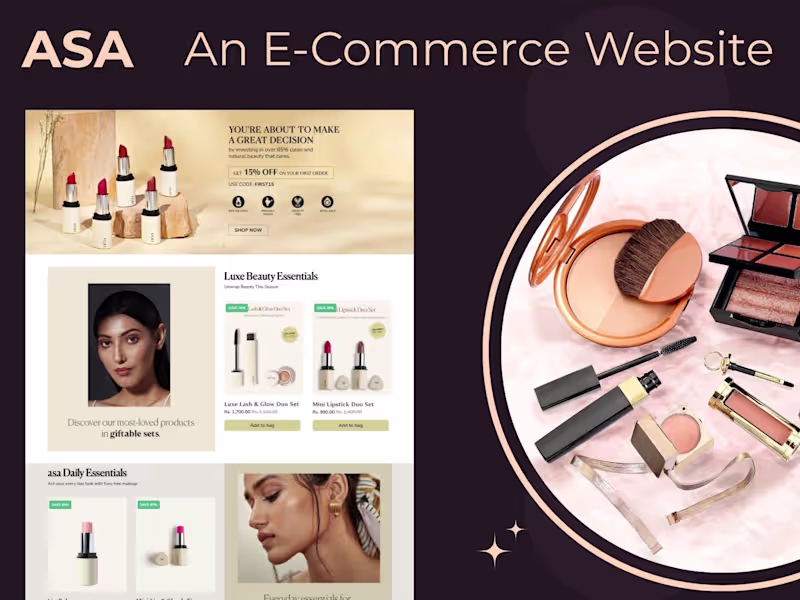 Cover image for ASA | E-Commerce Website