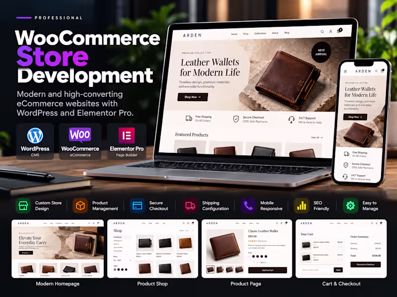 Cover image for WooCommerce Store Development & eCommerce Website Design