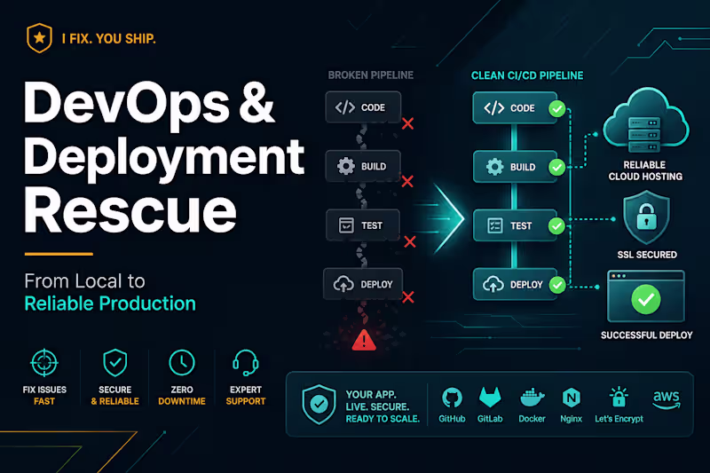 Cover image for DevOps / Deployment Rescue