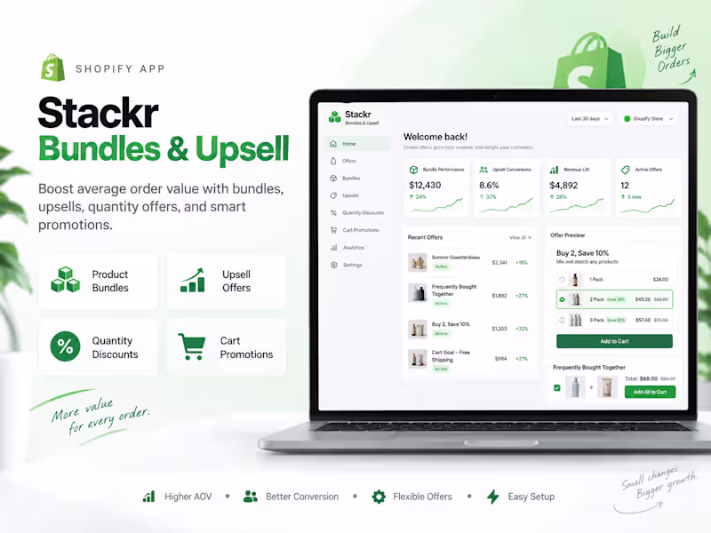 Cover image for Stackr – Bundles & Upsell