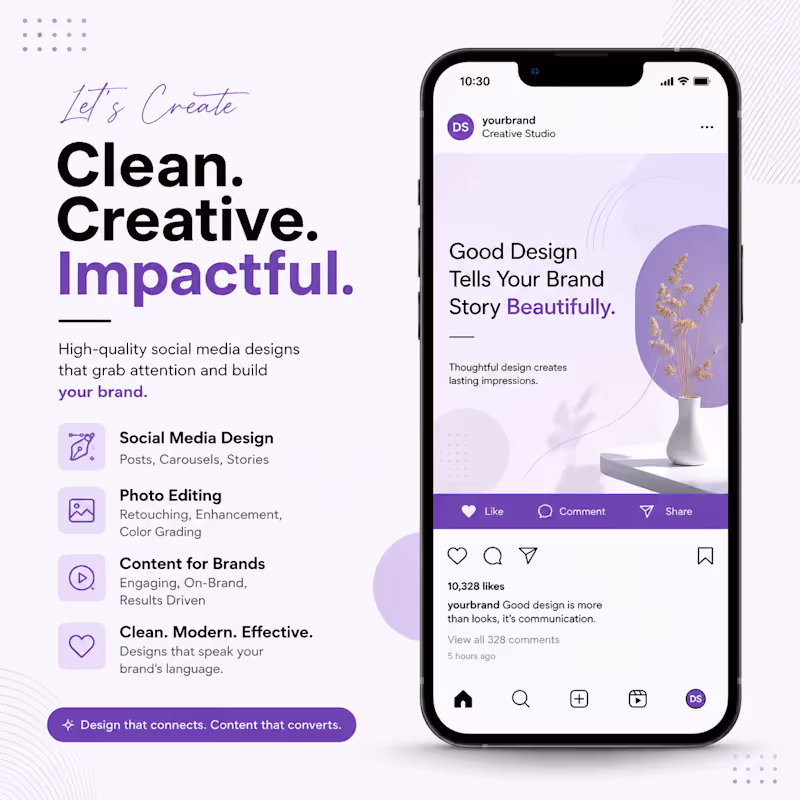 Cover image for Clean design. Strong message. Better