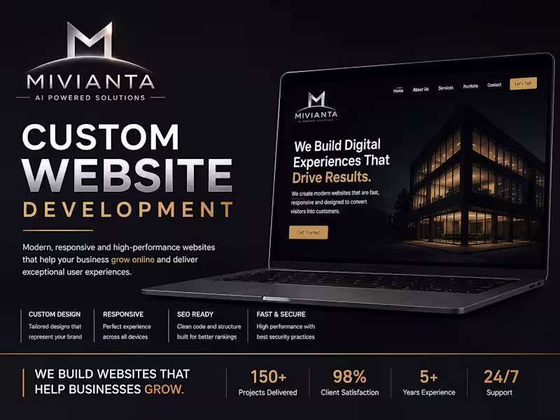 Cover image for Custom Website Development