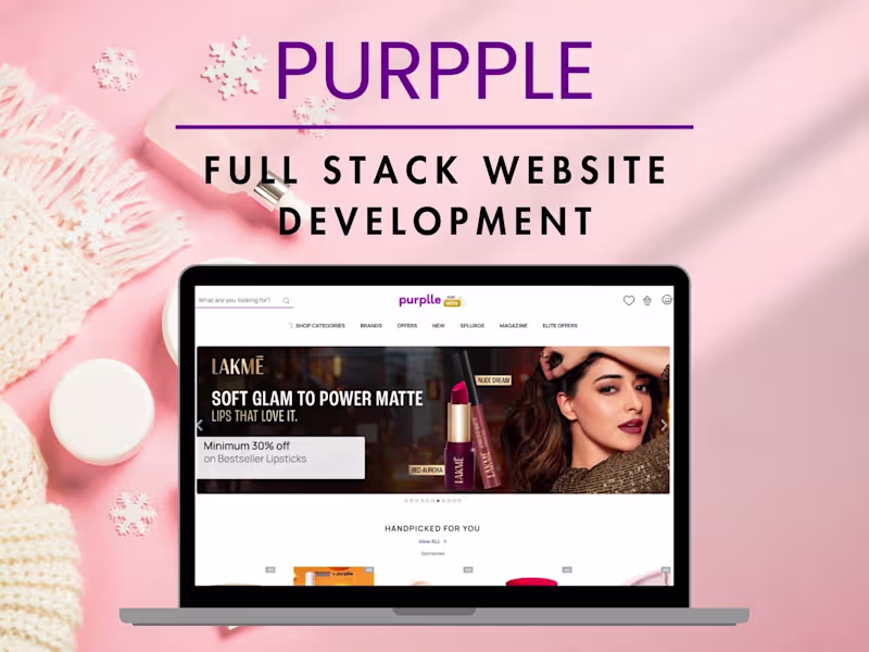 Cover image for Purple | Full Stack Website Development 
