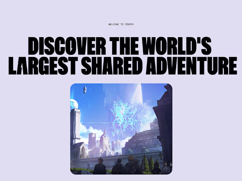 Cover image for Zentry Website