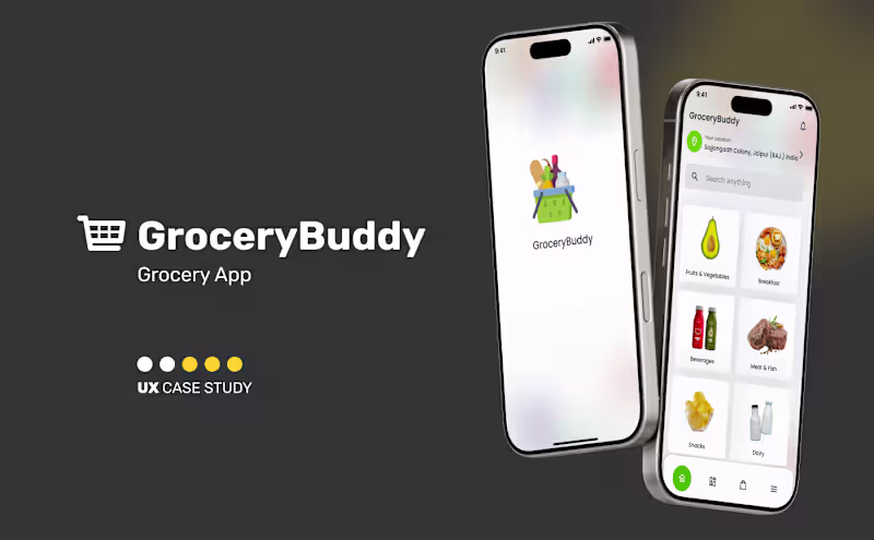 Cover image for GroceryBuddy - Website Design