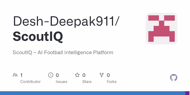 Cover image for ScoutIQ Football Analytics Platform Development