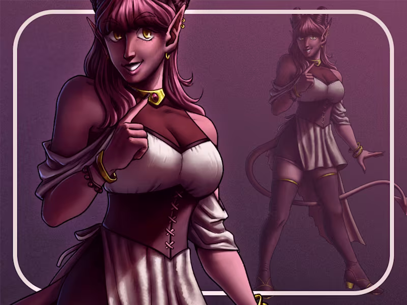 Cover image for Digital Hand-drawn Character Design & Concept Art Illustration