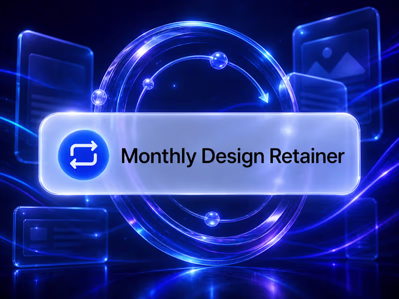 Cover image for Monthly Design Retainer — On-Demand Product Design