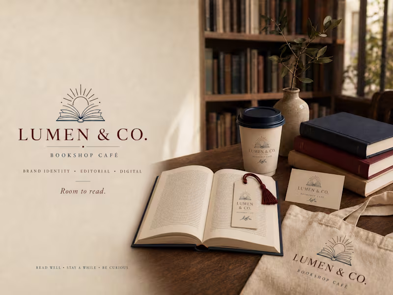 Cover image for Lumen & Co. — Bookshop Café