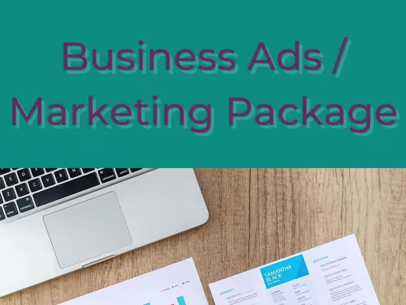 Cover image for Business Ads/Marketing Package