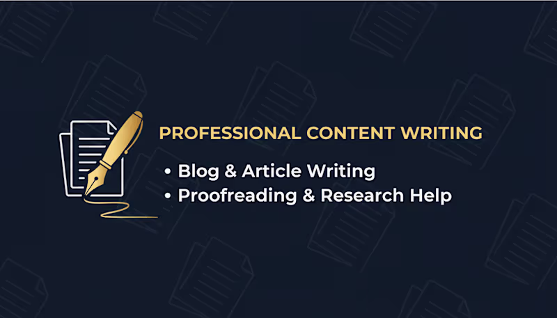 Cover image for SEO Blog Writing