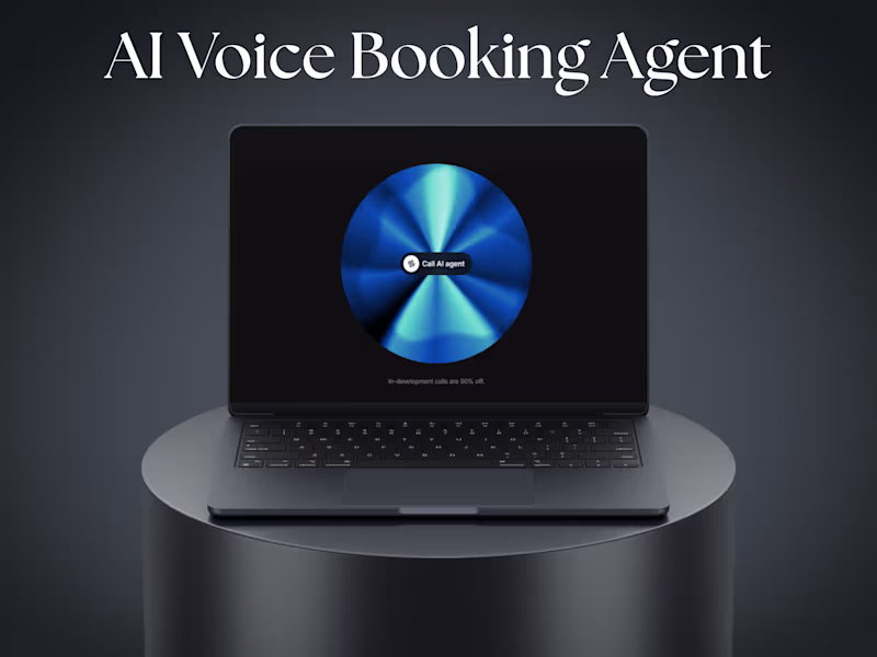 Cover image for AI Voice Booking Agent