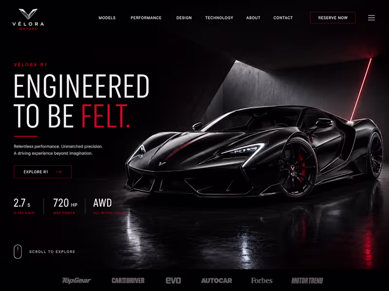 Cover image for VÉLORA R1 is a concept