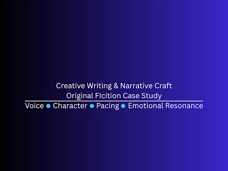 Cover image for I create and refine narrative