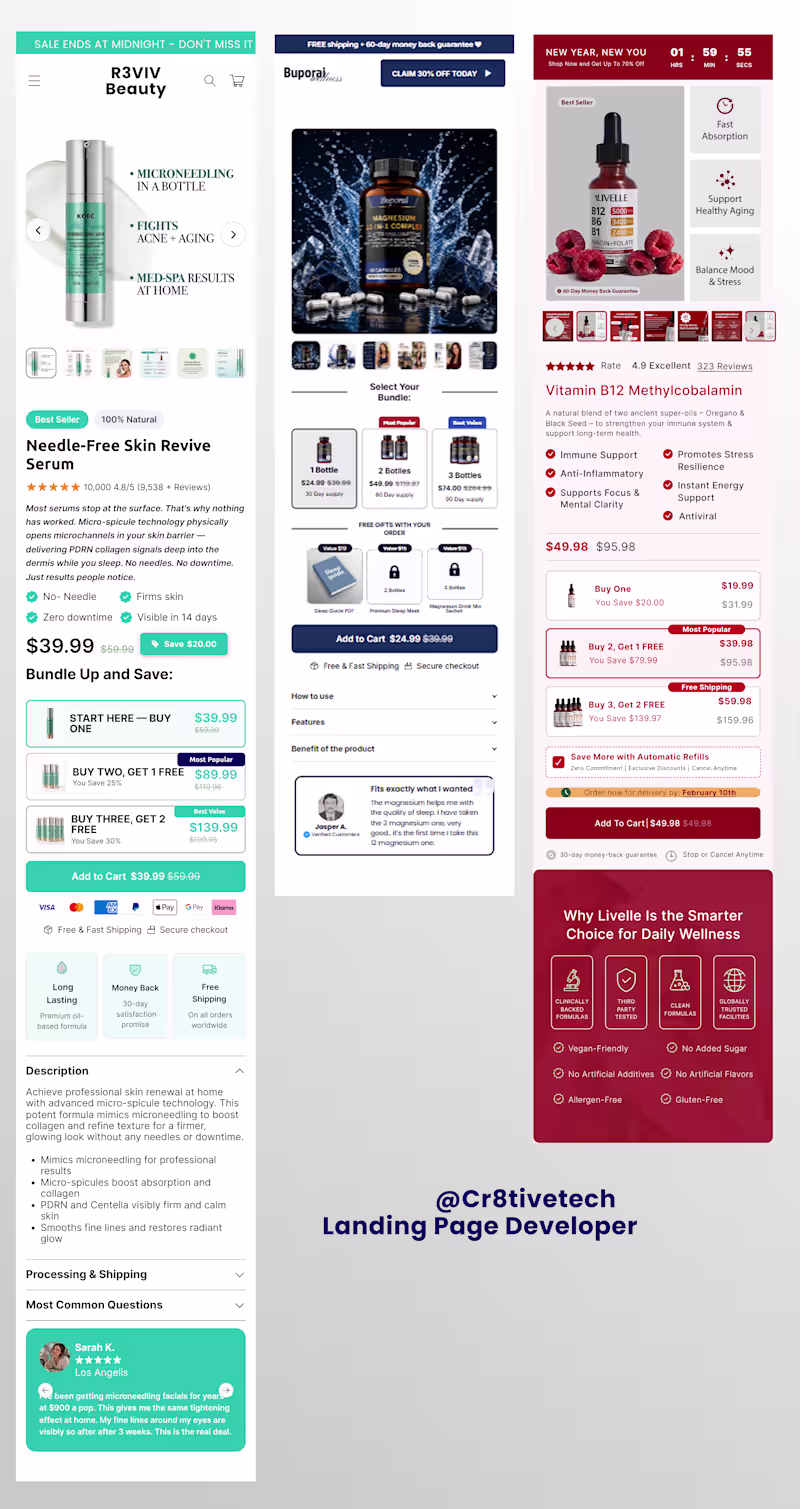 Cover image for Optimized PDP Design on @Figma