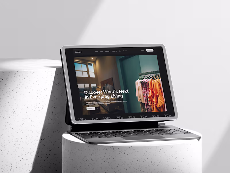 Cover image for Modvera — E-Commerce Homepage (Concept)