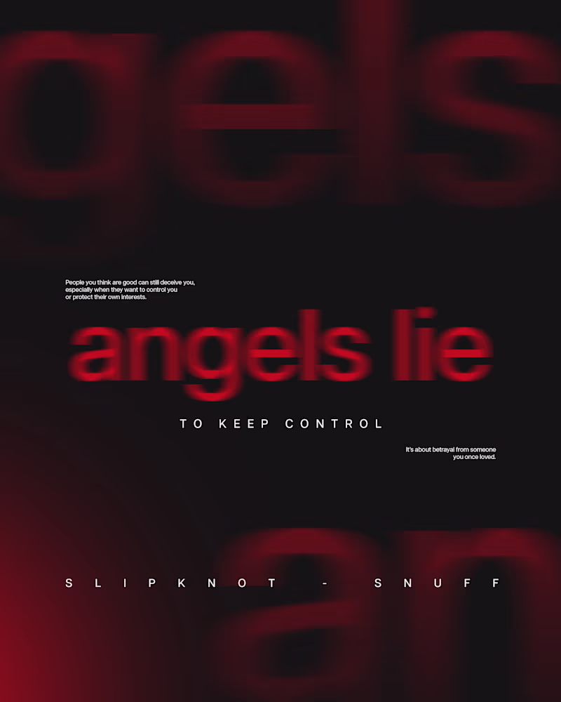 Cover image for Poster - Angels Lie