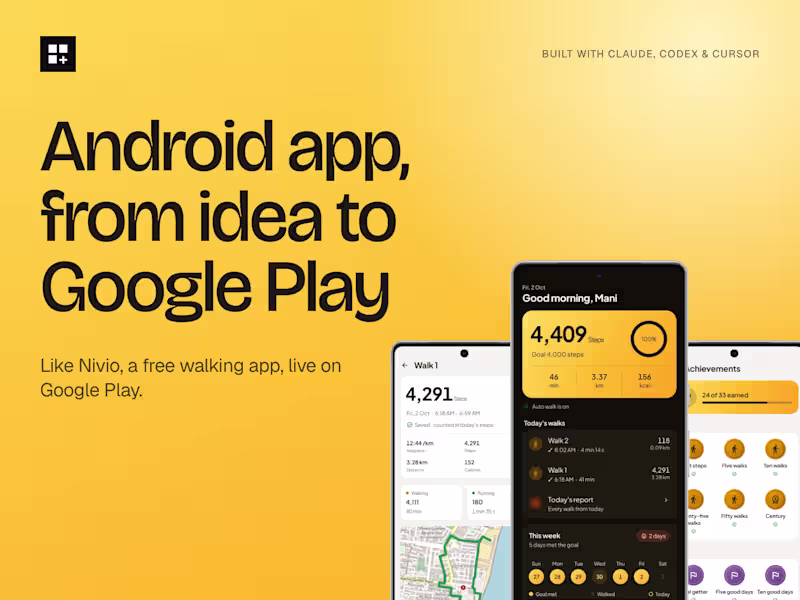 Cover image for Android app, from idea to Google Play