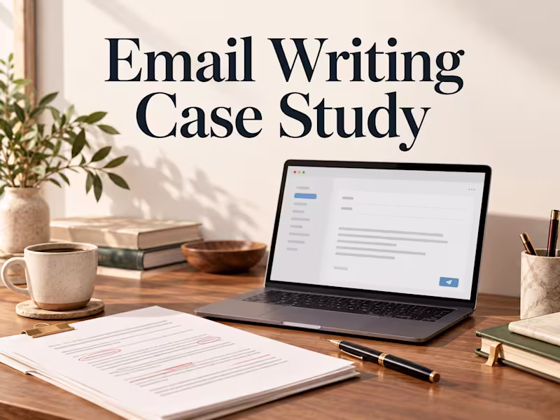 Cover image for Email Writing Case Study