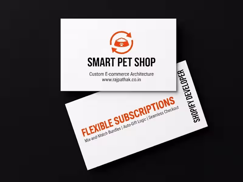 Cover image for Shopify Custom Bundle & Subscription System for Dog Products