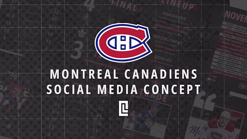 Cover image for Montreal Canadiens Social Media Concept